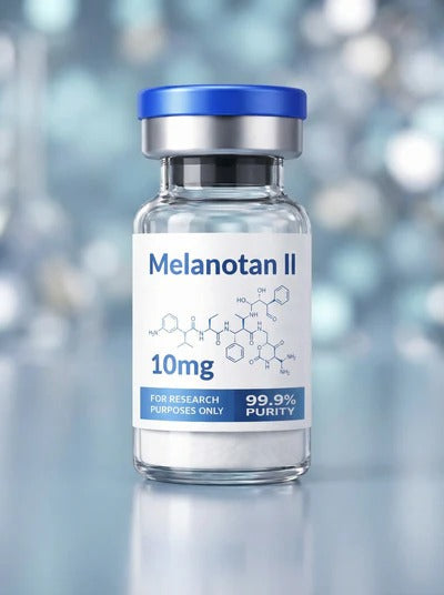 Melanotan II peptide vial for research purposes – CorePeptides India